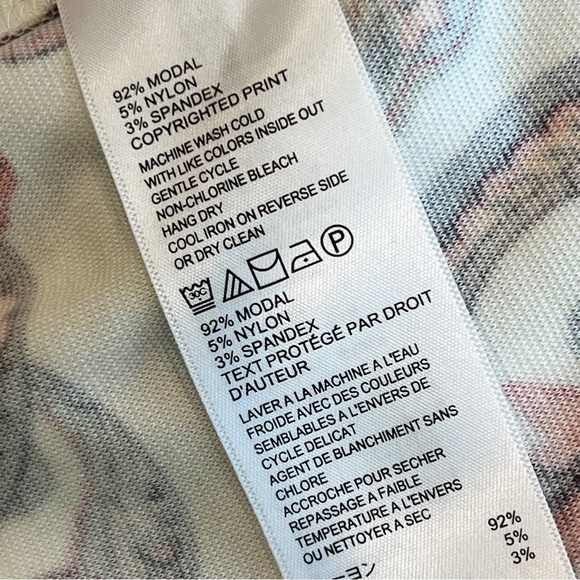 Tommy Bahama Prince Of Paisley Dress French Creme Floral Sleeveless Shift Sz XS - Picture 7 of 7